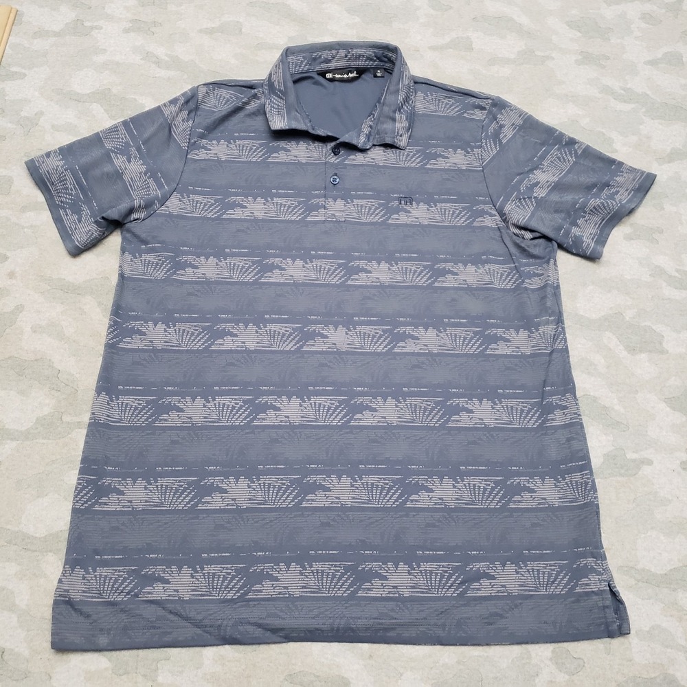 Travis‎ Mathew Polo Shirt Mens XL Gray Short Sleeve